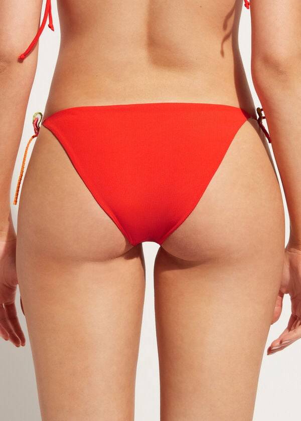 Abajo De Bikini Calzedonia String Berlino Mujer Rojas | CO2611QZ