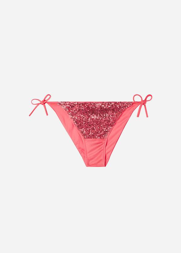 Abajo De Bikini Calzedonia String Cannes Mujer Rosas | CO2604IS