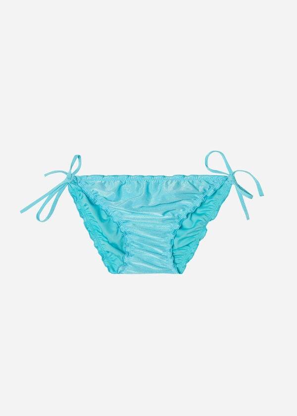 Abajo De Bikini Calzedonia String Formentera Mujer Turquesa | CO2599DN