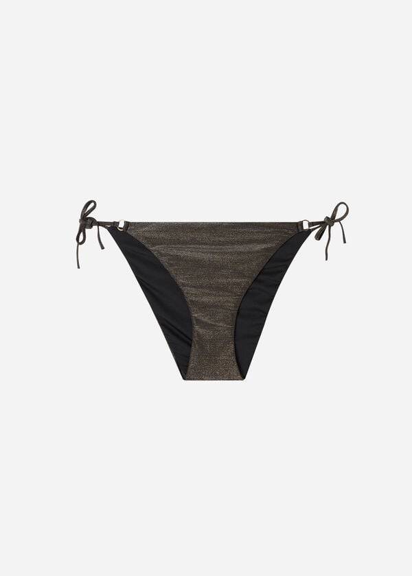 Abajo De Bikini Calzedonia String Hollywood Mujer Negras | CO2595JJ