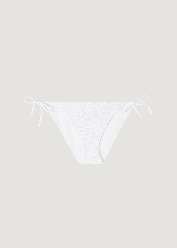 Abajo De Bikini Calzedonia String Lanzarote Mujer Blancas | CO2593LH