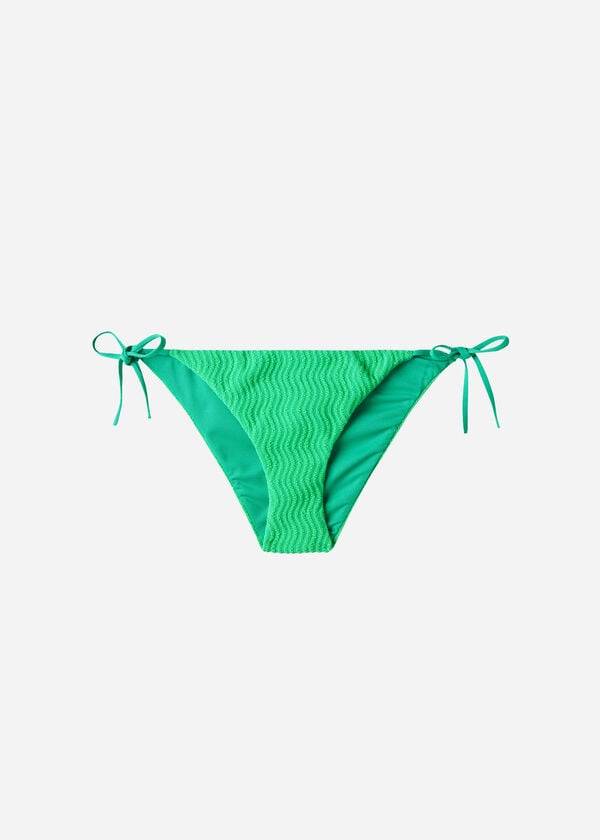 Abajo De Bikini Calzedonia String Mykonos Mujer Turquesa Verde | CO2581TV