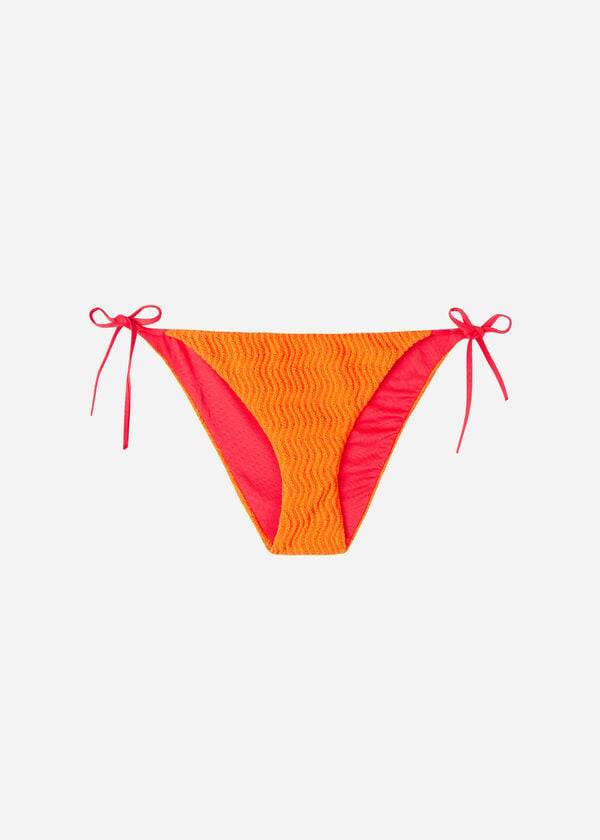 Abajo De Bikini Calzedonia String Mykonos Mujer Naranjas | CO2582RW