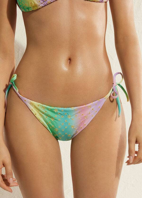 Abajo De Bikini Calzedonia String Panama Mujer Multicolor | CO2577OR