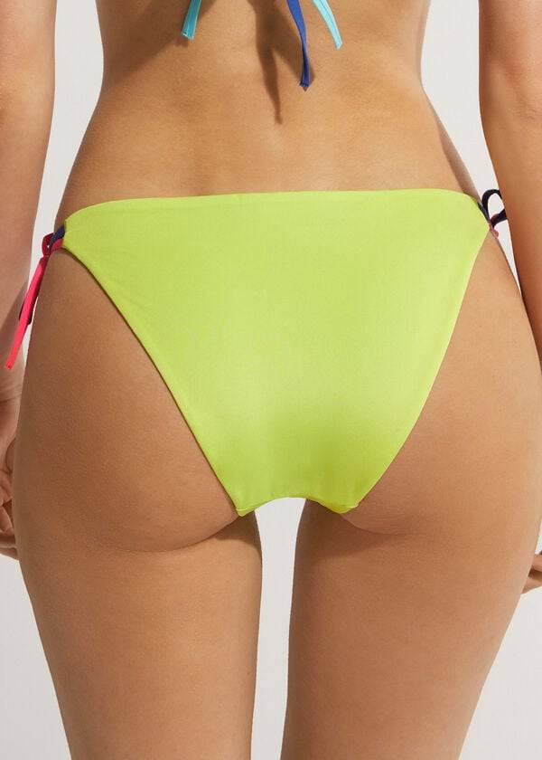 Abajo De Bikini Calzedonia String Tokyo Mujer Verde | CO2568KI