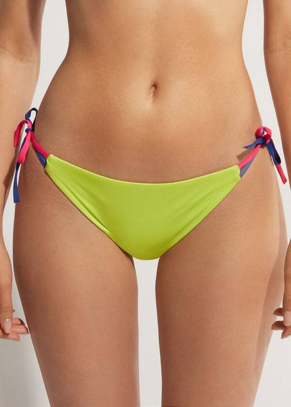 Abajo De Bikini Calzedonia String Tokyo Mujer Verde | CO2568KI