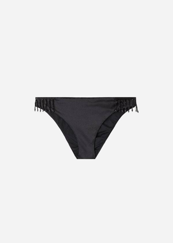 Abajo De Bikini Calzedonia Taipei Mujer Negras | CO2564CE