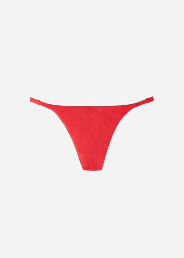 Abajo De Bikini Calzedonia Tanga Indonesia Eco Mujer Rojas | CO2554YU