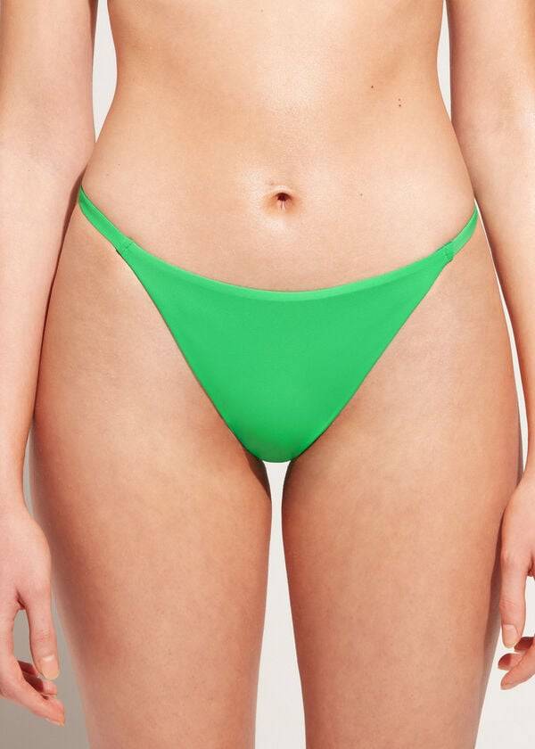 Abajo De Bikini Calzedonia Tanga Indonesia Eco Mujer Verde | CO2557EX