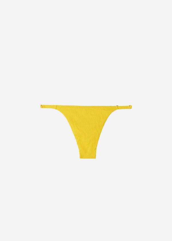 Abajo De Bikini Calzedonia Tanga New York Mujer Amarillo | CO2552IS