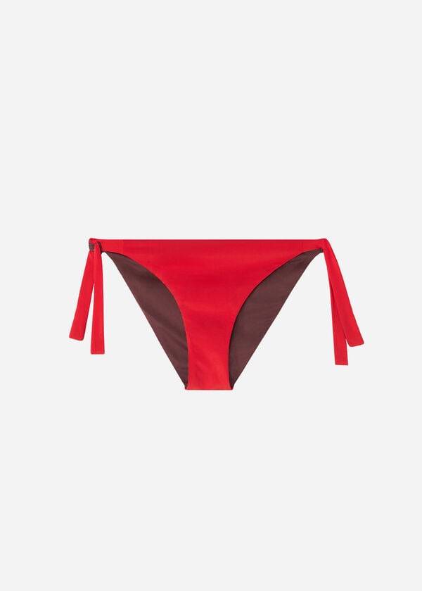 Abajo De Bikini Calzedonia Tied Indonesia Eco Mujer Rojas | CO2539XF