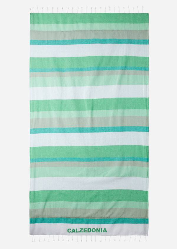 Accesorios Calzedonia Logo Beach Towel Mujer Verde | CO2913PQ