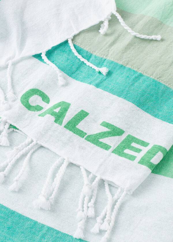 Accesorios Calzedonia Logo Beach Towel Mujer Verde | CO2913PQ