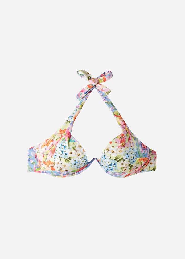 Arriba De Bikini Calzedonia Acolchado Push-Up Minorca Eco Mujer Multicolor | CO2325QZ