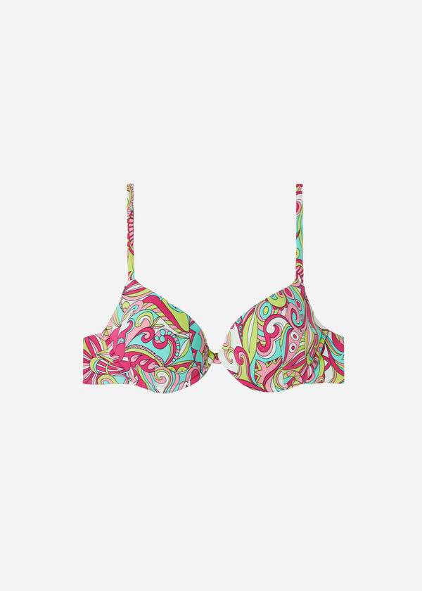 Arriba De Bikini Calzedonia Acolchado Push-Up Londra Mujer Multicolor | CO2330CE