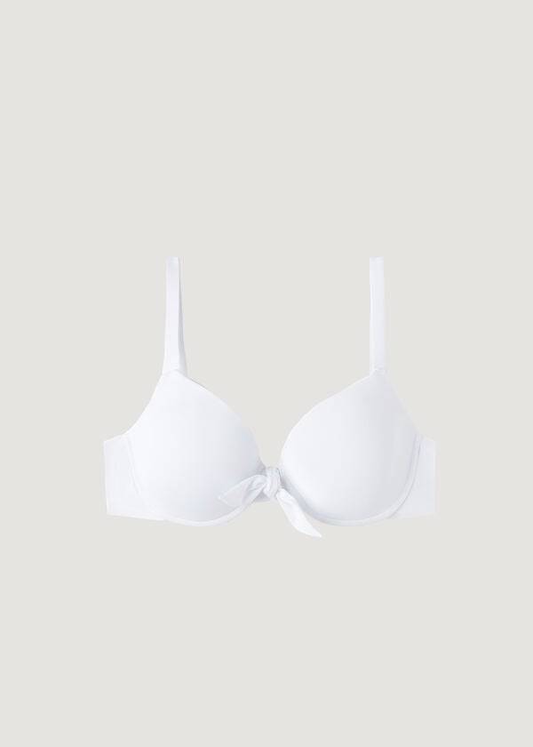 Arriba De Bikini Calzedonia Acolchado Push-Up Indonesia Mujer Blancas | CO2336HK