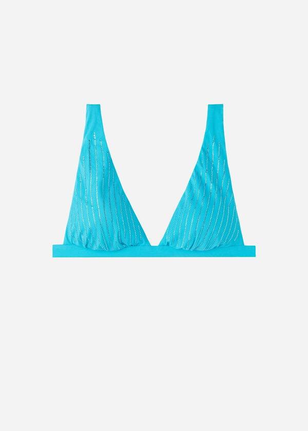 Arriba De Bikini Calzedonia Acolchado Triangle Shanghai Mujer Turquesa | CO2255CE