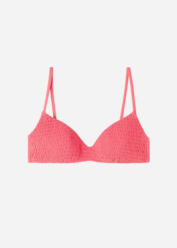 Arriba De Bikini Calzedonia Acolchado Triangle Lanzarote Mujer Rosas | CO2259MA