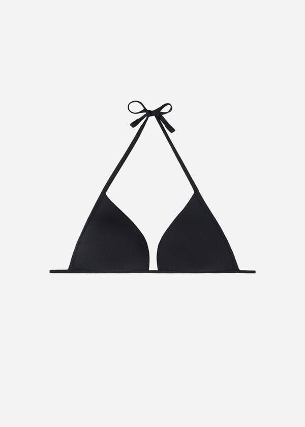 Arriba De Bikini Calzedonia Acolchado Triangle Indonesia Eco cobey Mujer Negras | CO2280XF