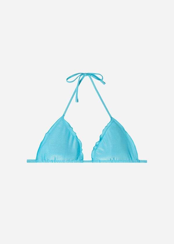 Arriba De Bikini Calzedonia Acolchado Triangle Formentera Mujer Turquesa | CO2293IS