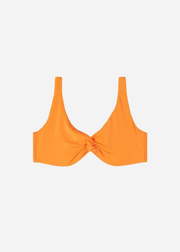 Arriba De Bikini Calzedonia Balconette Indonesia Eco Mujer Naranjas | CO2522SO