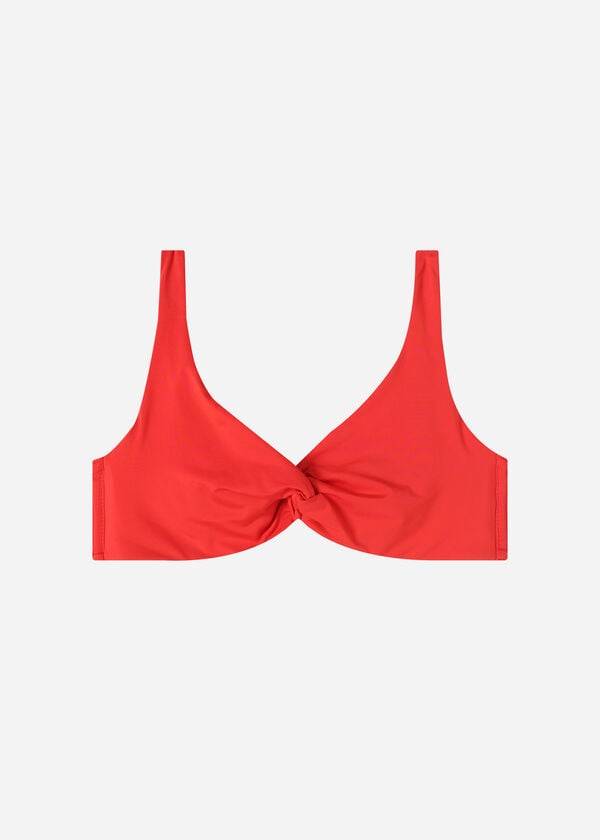 Arriba De Bikini Calzedonia Balconette Indonesia Eco Mujer Rojas | CO2523AP