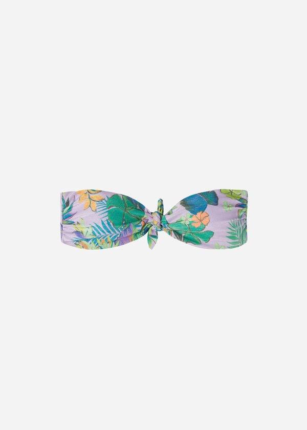 Arriba De Bikini Calzedonia Bandeau Brasilia Mujer Moradas | CO2505EX