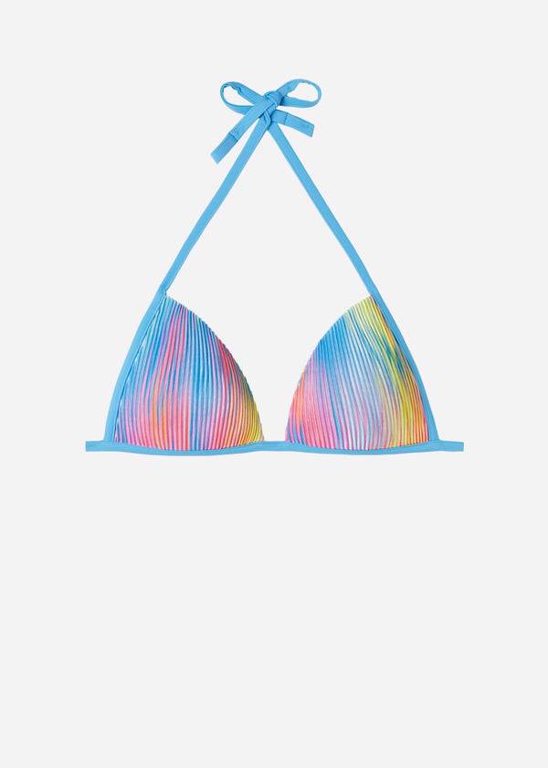 Arriba De Bikini Calzedonia Graduated Acolchado Triangle Maiorca Mujer Multicolor | CO2449UT