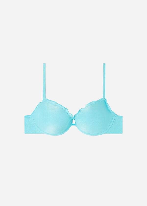 Arriba De Bikini Calzedonia Push Up Formentera Mujer Turquesa | CO2252LH