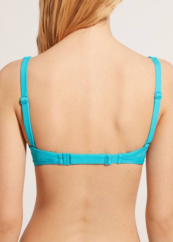 Arriba De Bikini Calzedonia Tank-Estilo Indonesia Mujer Turquesa Verde | CO2182QZ