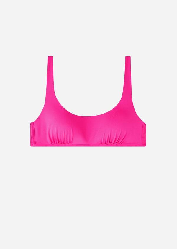 Arriba De Bikini Calzedonia Tank Estilo Indonesia Eco rosa Mujer Rosas | CO2195FM