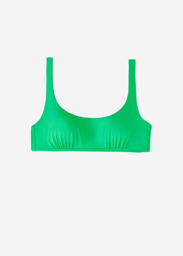 Arriba De Bikini Calzedonia Tank Estilo Indonesia Eco rosa Mujer Verde | CO2196GL