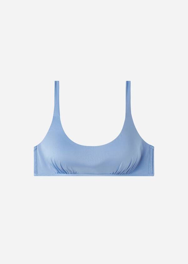 Arriba De Bikini Calzedonia Tank Estilo Indonesia Eco Mujer Azules | CO2199KI