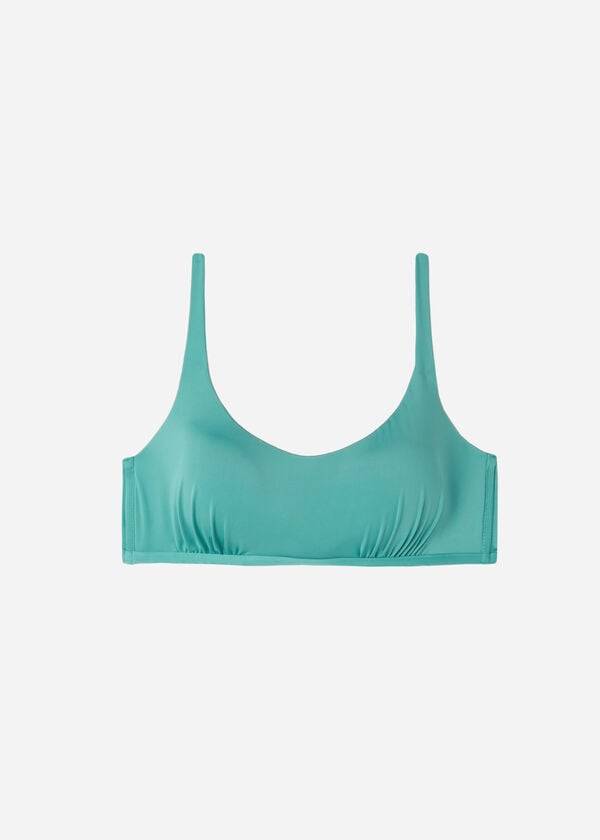 Arriba De Bikini Calzedonia Tank Estilo Indonesia Eco Mujer Turquesa | CO2200LH