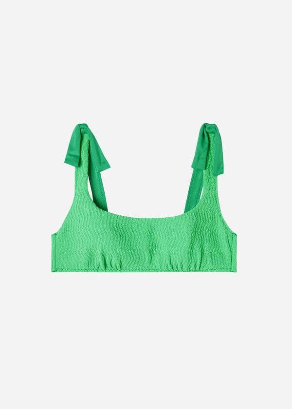 Arriba De Bikini Calzedonia Tank Mykonos Mujer Turquesa Verde | CO2207MA