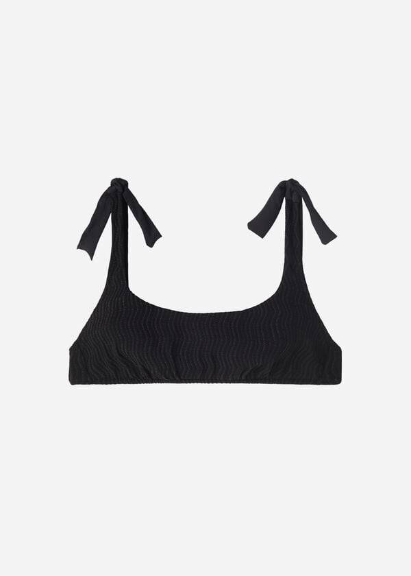 Arriba De Bikini Calzedonia Tank Mykonos Mujer Negras | CO2208QZ