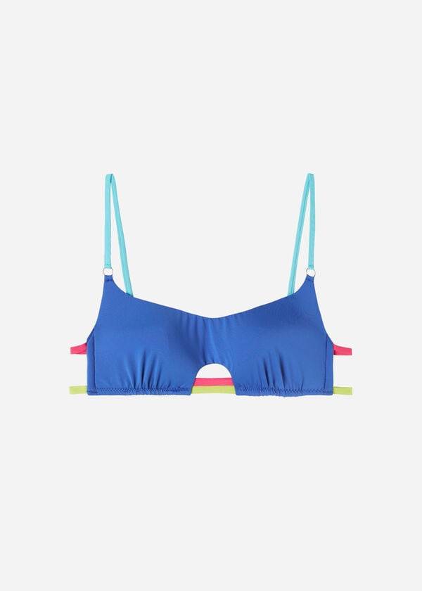 Arriba De Bikini Calzedonia Tank Tokyo Eco Mujer Azules | CO2187YU