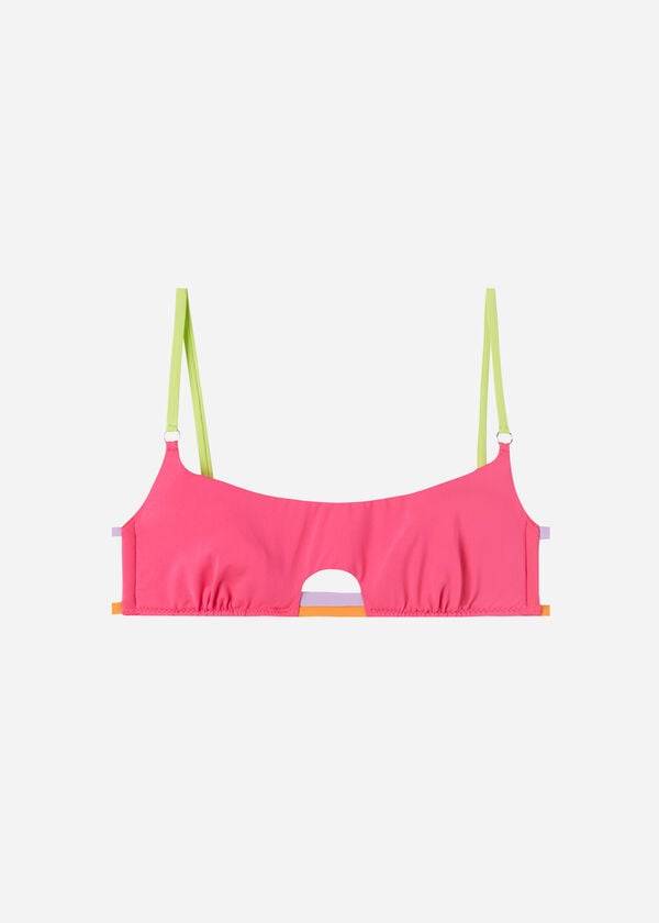 Arriba De Bikini Calzedonia Tank Tokyo Eco Mujer Rosas | CO2188UT