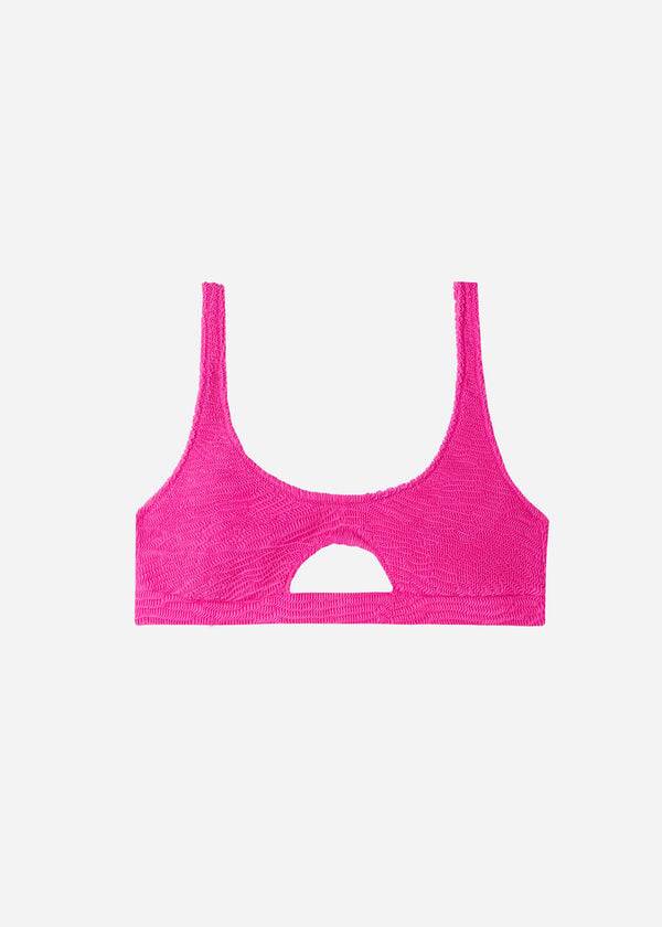 Arriba De Bikini Calzedonia Tank-style Cut Out Miami Mujer Rosas | CO2185RW