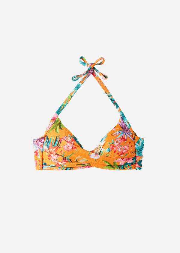 Arriba De Bikini Calzedonia Triangle Rio Eco Mujer Naranjas | CO2172JJ