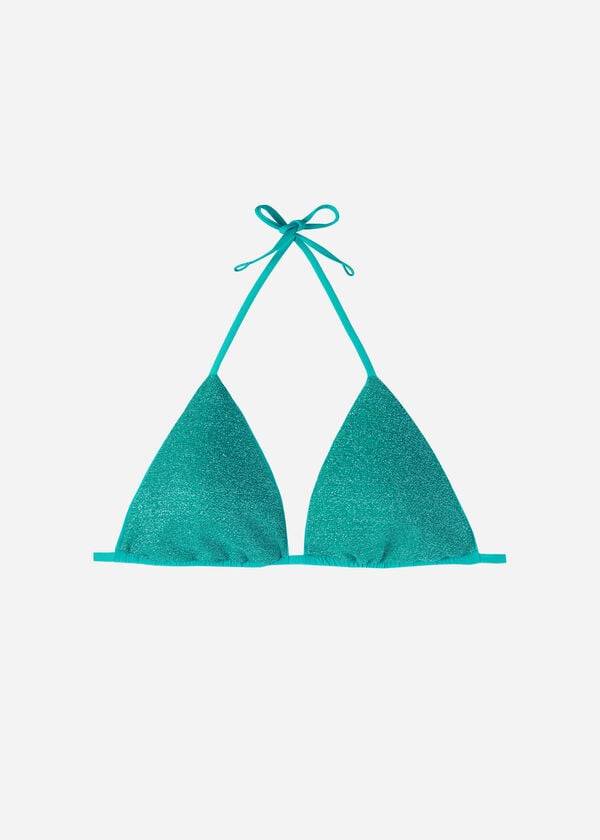 Arriba De Bikini Calzedonia Triangle String Las Vegas Mujer Azules | CO2142DN