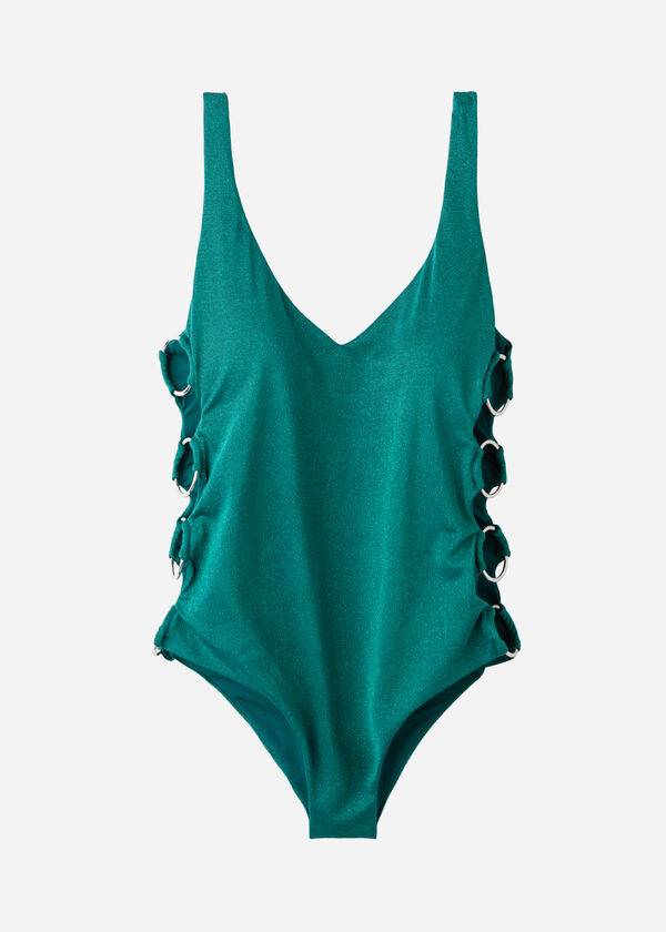 Bañadores Calzedonia Acolchado One-Piece Hollywood Mujer Verde | CO2014GL