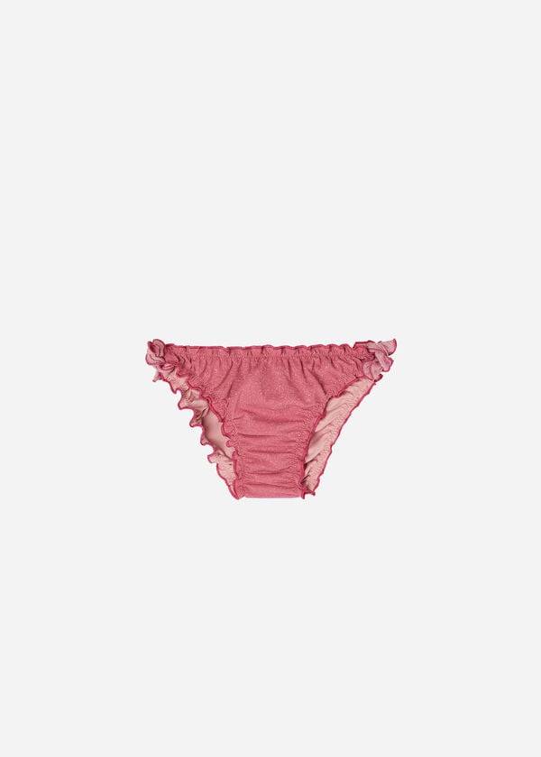 Bañadores Calzedonia Lamé Bottom Lisbona Niños Rosas | CO1151PQ