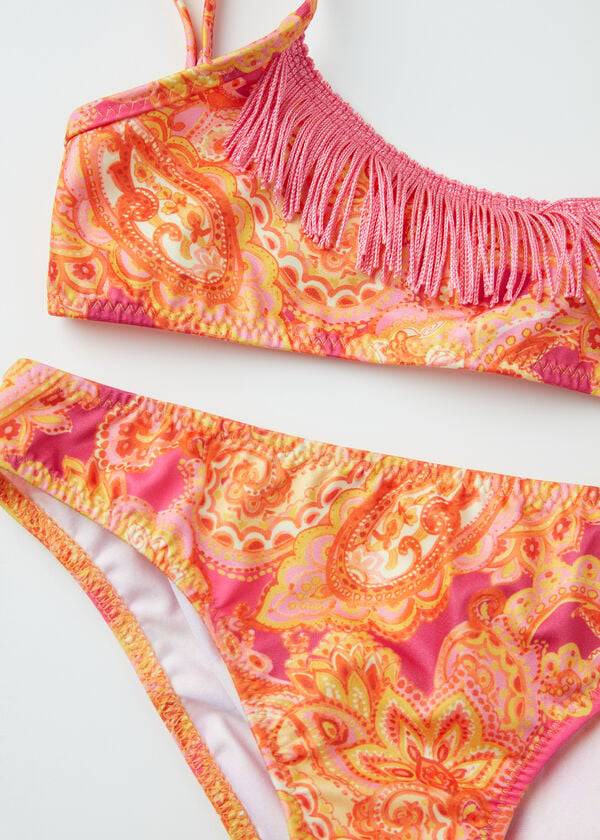 Bañadores Calzedonia Paisley Two-Piece Jasmine Niños Rojas | CO1143WY