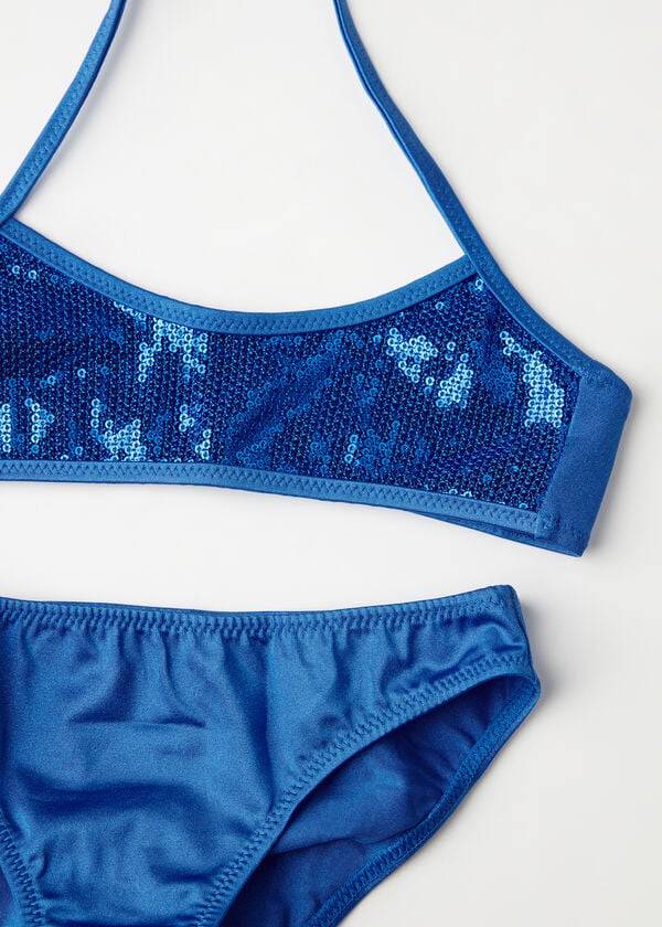 Bañadores Calzedonia Two-Piece Cannes Niños Azules | CO1122UT