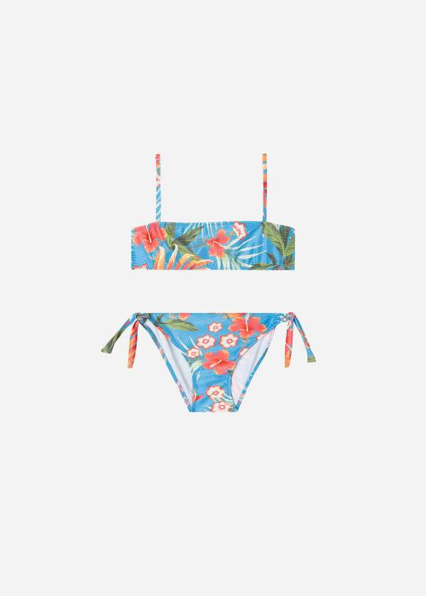 Bañadores Calzedonia Two-Piece Maui Niños Verde | CO1118EX