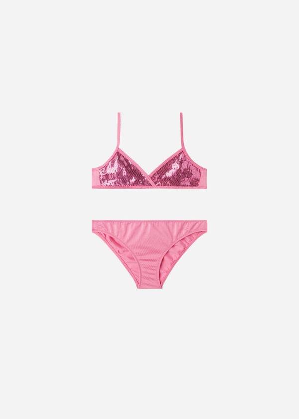 Bañadores Calzedonia Two-Piece Tank-Estilo Cannes Niños Rosas | CO1114NB