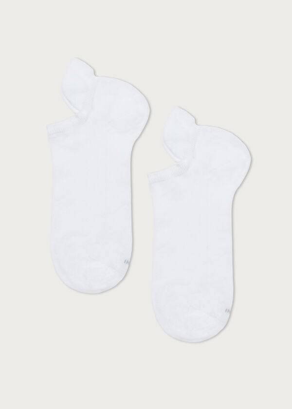 Calcetines Calzedonia Algodon No-Show cobey Hombre Blancas | CO1305IS