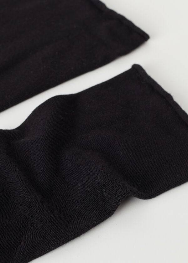 Calcetines Calzedonia Cashmere Blend 3/4 Long Mujer Negras | CO1954UT