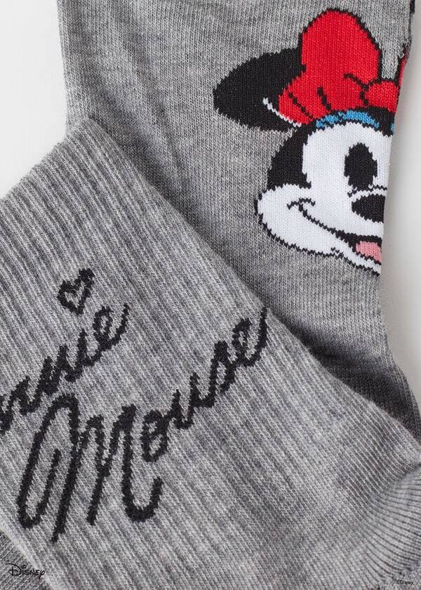 Calcetines Calzedonia Disney Patterned Corta Mujer Gris | CO1766QZ